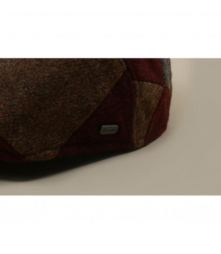 gorra patchwork gris granate gorra patchwork gris granate